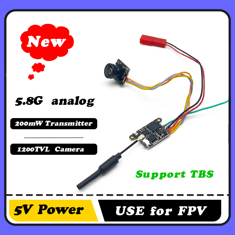 Fpv Drone Camera - SLONWAKE 5,8G 1200TVL FPV Kamera VTX
