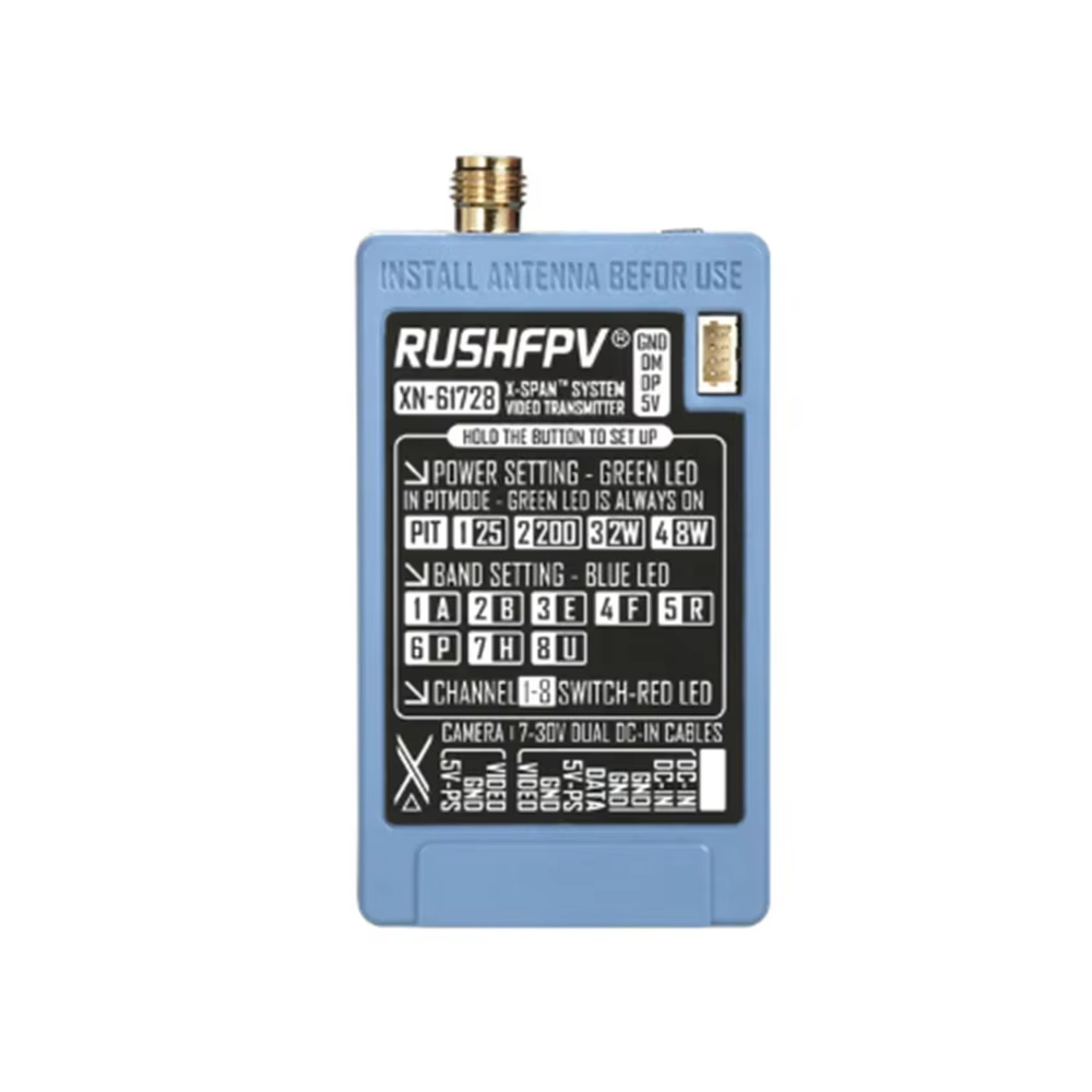 RUSHFPV 6.1‑7.2G 8W X61728 VTX – Fpv Drone Vtx Bewertung und Preis