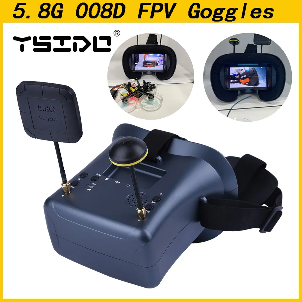 5,8G 40CH 4,3 Zoll 800*480 Vid – Fpv Drone Goggles Bewertung und Preis
